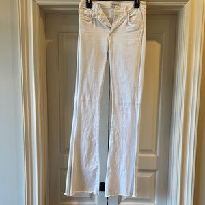 O2 Denim - White Flared Jeans